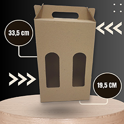 Estuche para dos botellas
